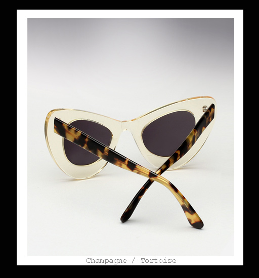 Illesteva X Zac Posen Sunglasses - Champagne / Tortoise