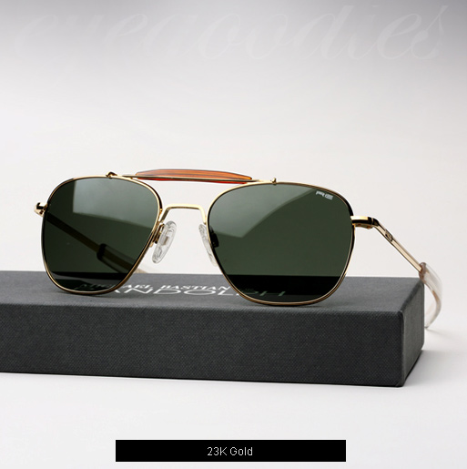 Randolph Engineering X Michael Bastian, Aviator II Sunglasses - 23K