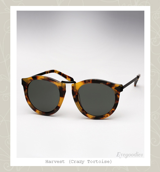 Karen Walker Harvest sunglasses - crazy tortoise