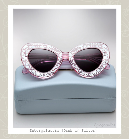 Karen Walker Intergalactic sunglasses - crystal pink