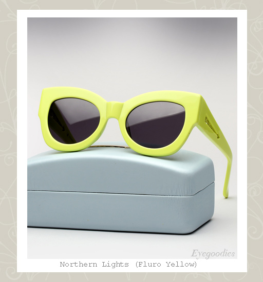 Karen Walker Northern Lights sunglasses - Fluro Yellow