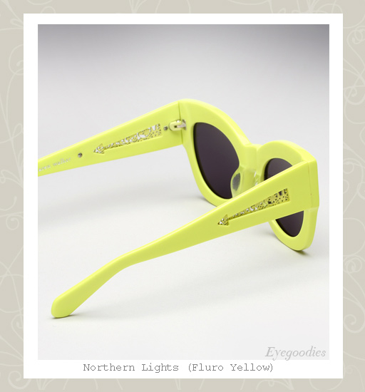 Karen Walker Northern Lights sunglasses - Fluro Yellow