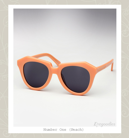 Karen Walker Number One sunglasses - Peach