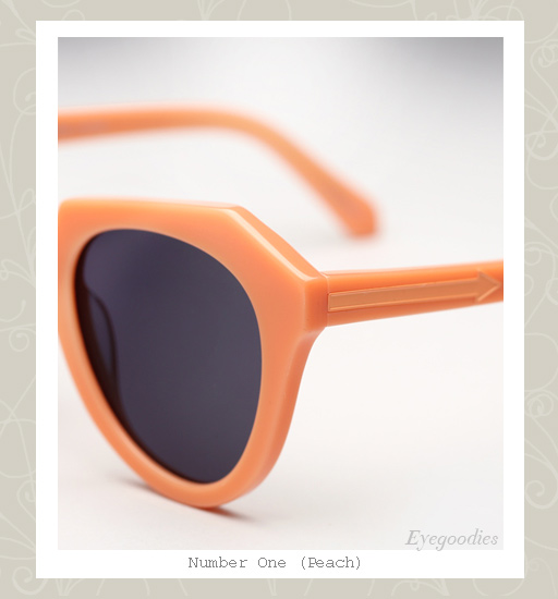 Karen Walker Number One sunglasses - Peach