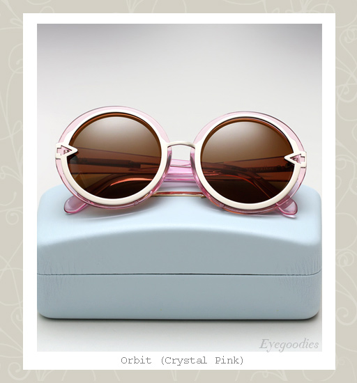 Karen Walker Orbit sunglasses-Crystal Pink