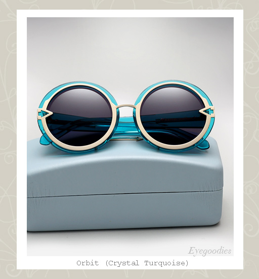 Karen Walker Orbit sunglasses-Turquoise