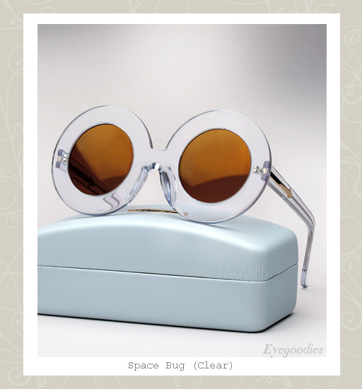 Karen Walker Space Bug sunglasses-Clear