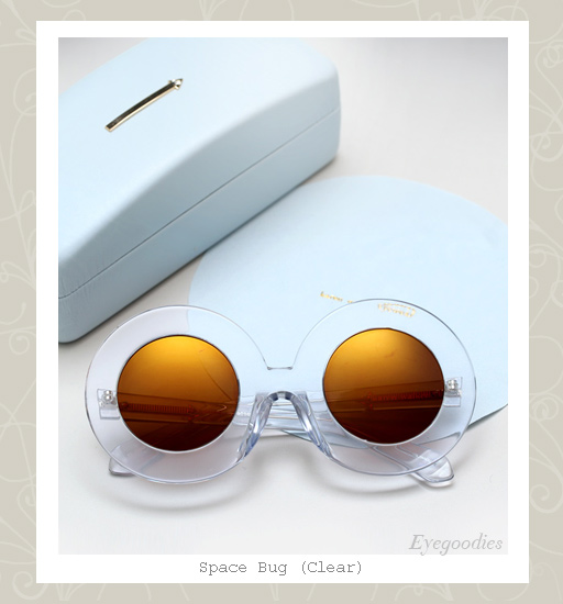 Karen Walker Space Bug sunglasses-Clear