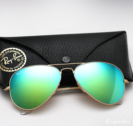 ray ban aviator mirrored