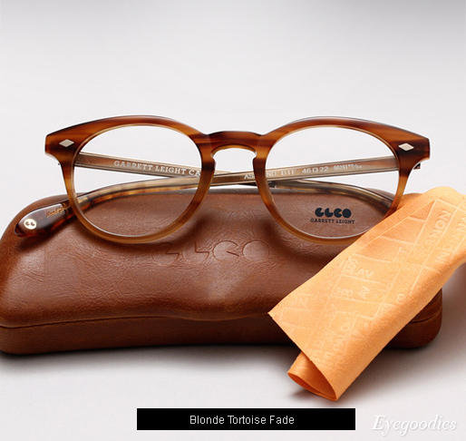 Garrett Leight Ashland eyeglasses - Blonde Tortoise Fade