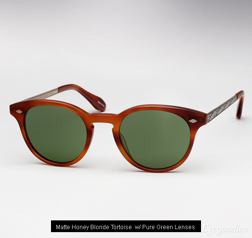 Garrett Leight Ashland sunglasses - Matte Honey Blonde Tortoise