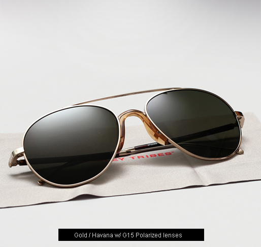 Mosley Tribes Reynolds sunglasses - Gold / Havana