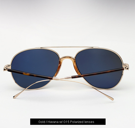 Mosley Tribes Reynolds sunglasses - Gold / Havana