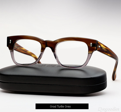 Cutler and Gross 0772 Eyeglasses - Grad Turtle Grey