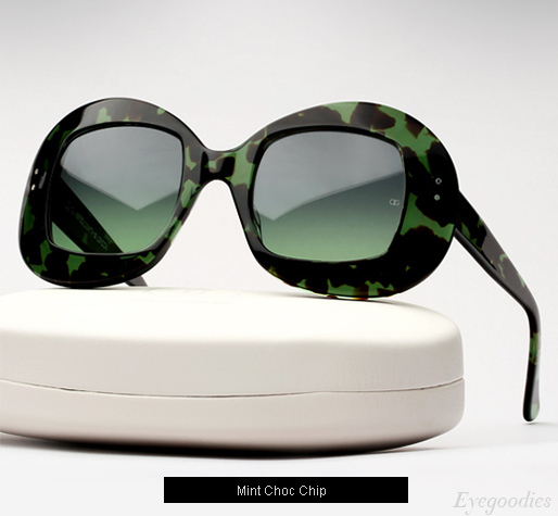 Oliver Goldsmith Uuksu sunglasses - Mint Choc Chip