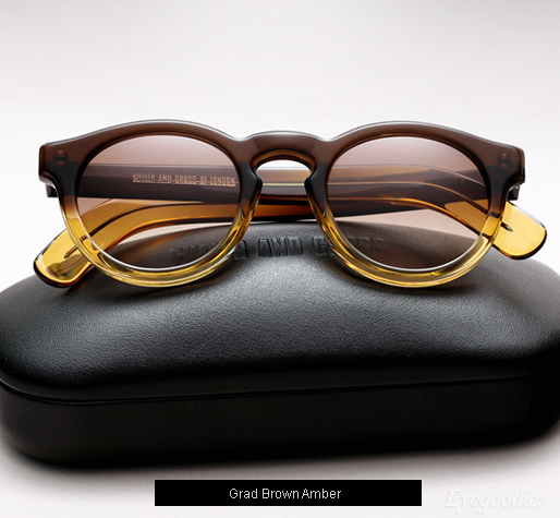 Cutler and Gross 1083 sunglasses - Grad Brown Amber