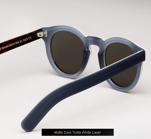 Cutler and Gross 1083 sunglasses - Matte Dark Turtle White Layer