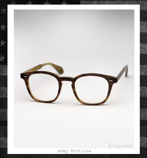 Garrett Leight x Mark McNairy Eyeglasses - Amry Tortoise