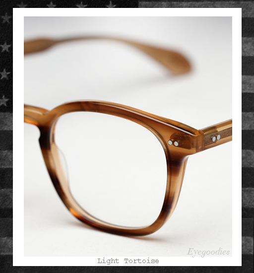 Garrett Leight x Mark McNairy Sunglasses - Light Tortoise