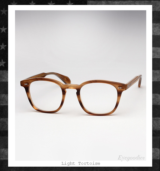 Garrett Leight x Mark McNairy Sunglasses - Light Tortoise