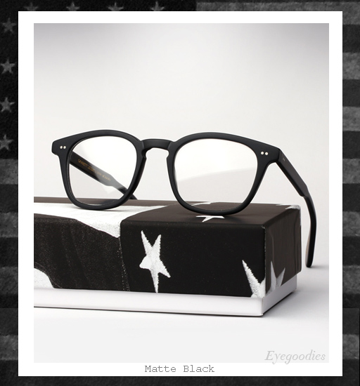 Garrett Leight x Mark McNairy Sunglasses - Matte Black