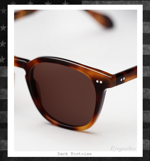 Garrett Leight x Mark McNairy Sunglasses - Dark Tortoise