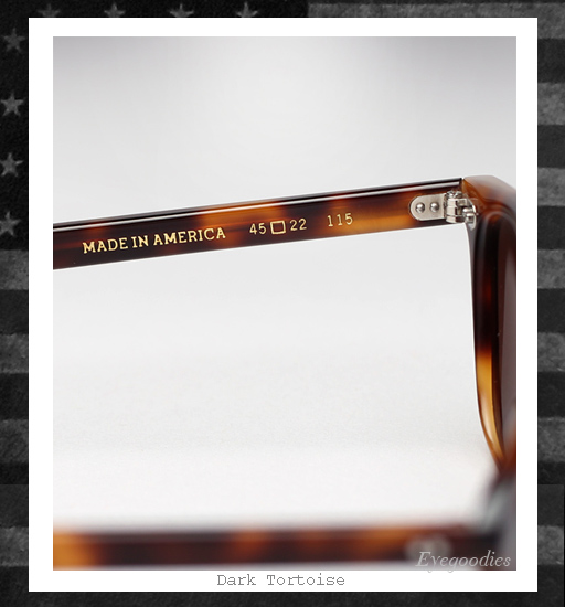 Garrett Leight x Mark McNairy Sunglasses - Dark Tortoise