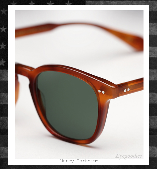 Garrett Leight x Mark McNairy Sunglasses - Honey Tortoise