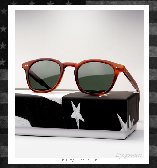 Garrett Leight x Mark McNairy Sunglasses - Honey Tortoise