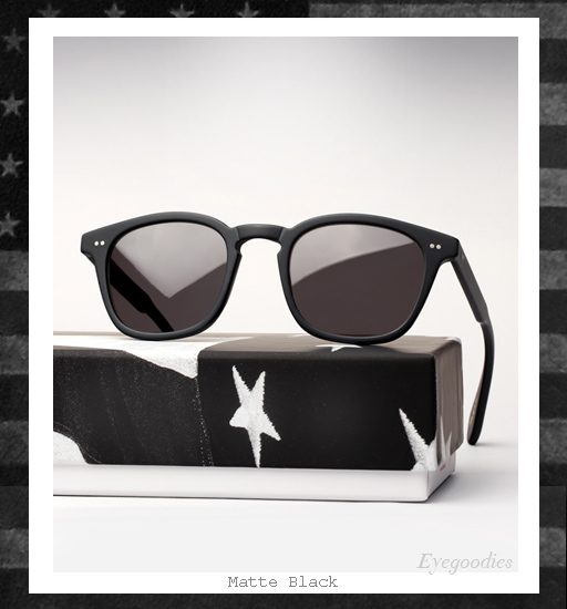 Garrett Leight x Mark McNairy Sunglasses - Matte Black