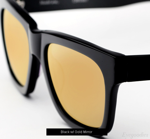 Ksubi Ara sunglasses - Black with Gold Mirror