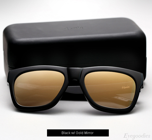 Ksubi Ara sunglasses - Black with Gold Mirror