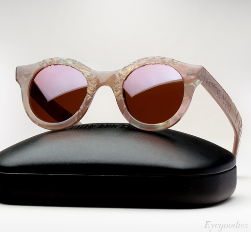 Cutler and Gross 737 sunglasses - Frost on Lilac Pearl