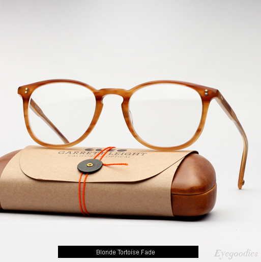 Garrett Leight Kinney eyeglasses - Blonde Tortoise Fade