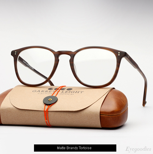 Garrett Leight Kinney eyeglasses - Matte Brandy Tortoise