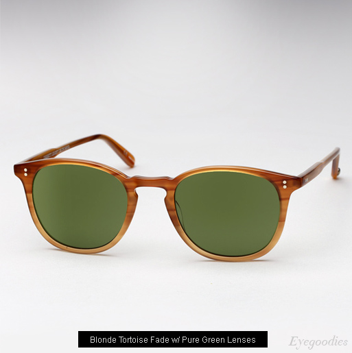 Garrett Leight Kinney Sunglasses - Blonde Tortoise Fade