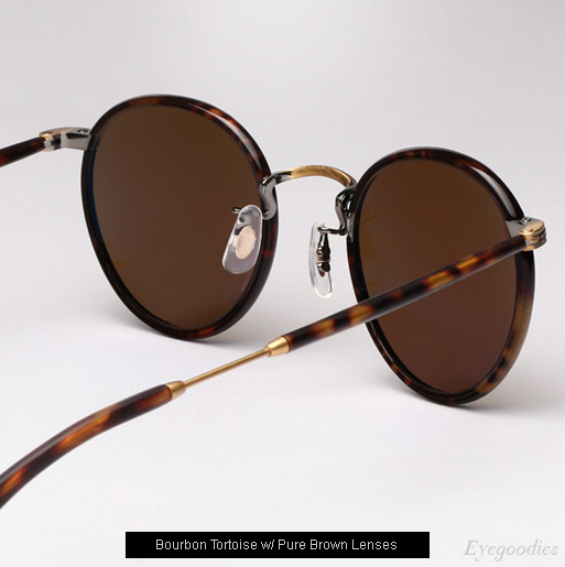 Garrett Leight Wilson sunglasses in Bourban Tortoise
