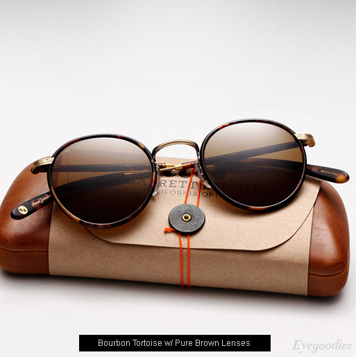 Garrett Leight Wilson sunglasses in Bourban Tortoise