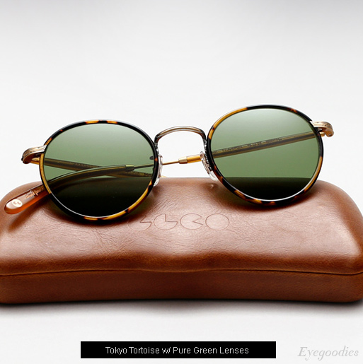 Garrett Leight Wilson sunglasses in Tokyo Tortoise