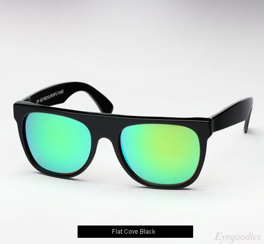 Super Flat Top Cove Black sunglasses