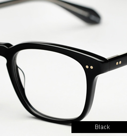 Garrett Leight Dudley Eyeglasses - Black