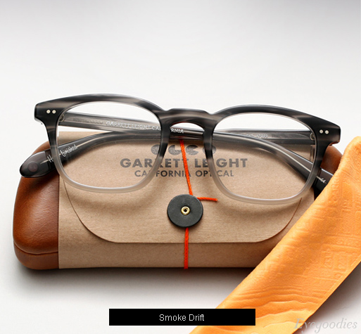 Garrett Leight Dudley Eyeglasses - Smoke Drift