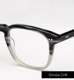 Garrett Leight Dudley Eyeglasses - Smoke Drift