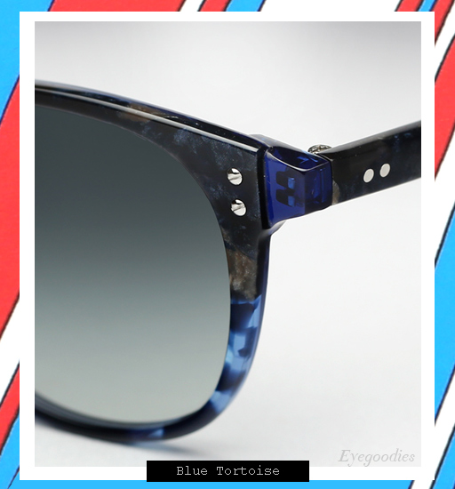 Garrett Leight x Thierry Lasry | Number 2 sunglasses - Blue Tortoise
