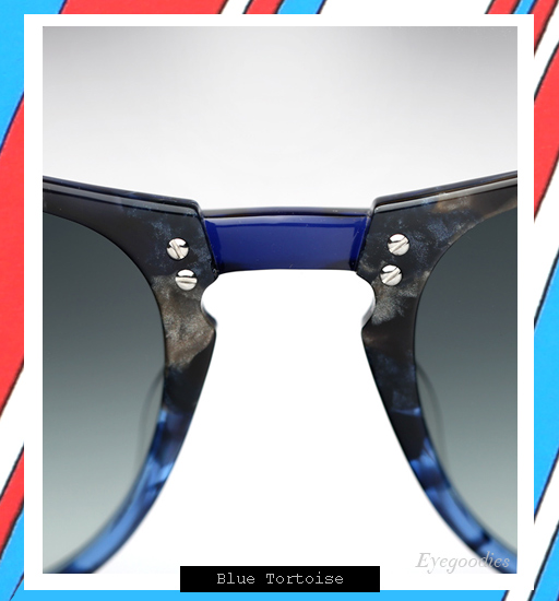 Garrett Leight x Thierry Lasry | Number 2 sunglasses - Blue Tortoise