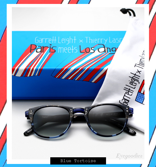 Garrett Leight x Thierry Lasry | Number 2 sunglasses - Blue Tortoise