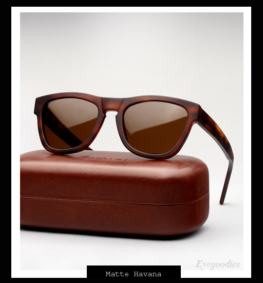 Illesteva x Lou Reed Waverly Sunglasses - Matte Havana