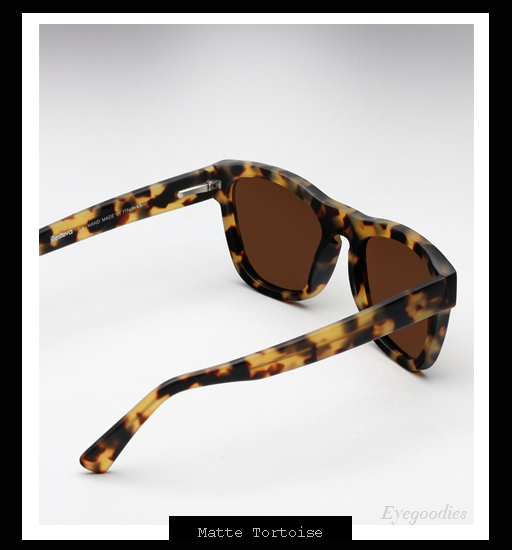 Illesteva x Lou Reed Waverly Sunglasses - Matte Tortoise