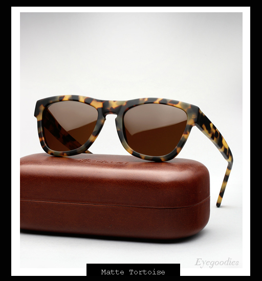 Illesteva x Lou Reed Waverly Sunglasses - Matte Tortoise