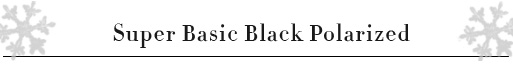 Super Basic Black Polarized sunglasses